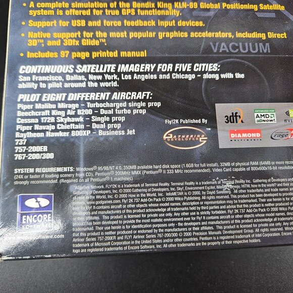 Fly 2K Flight Simulator Special Edition PC 4 CD Disc Airplane Manual Reference - Picture 6 of 11